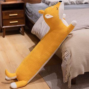 Kids 43 Inch Polypropylene Giant Shiba Plush Pillow